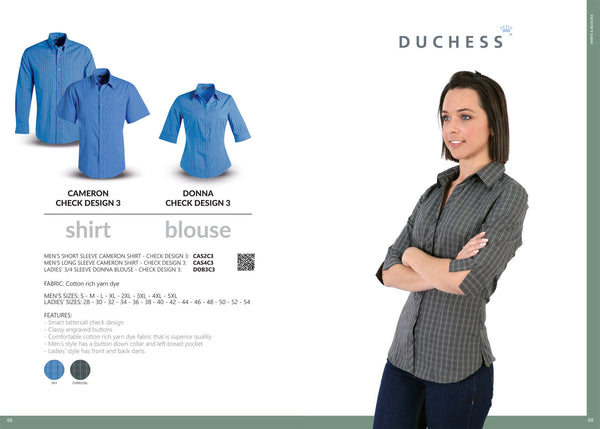 Cameron Shirt Short Sleeve - Check 3