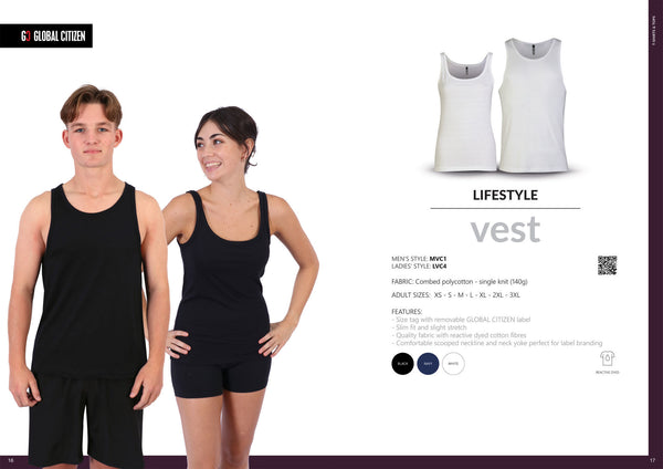 Men’s Lifestyle Vest - Black