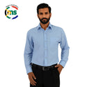Prime Woven Shirt Long Sleeve-Sky Blue- End Of Range
