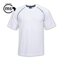 Raglan Trim T-Shirt - White/Navy - While stocks last