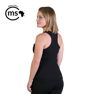 Ladies’ Racerback Top - Black - While Stock Last