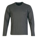 Men’s 150g Fashion Fit T-Shirt - long sleeve - Charcoal - End Of Range