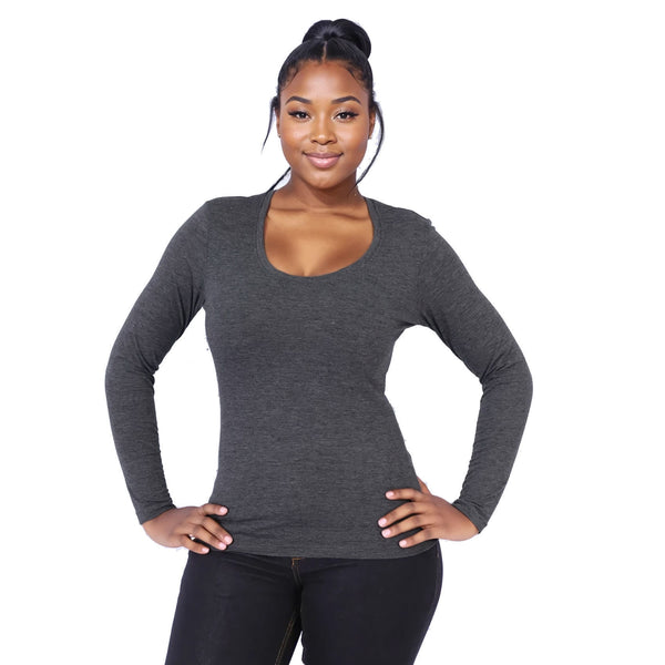 Ladies’ 150g Fashion Fit T-Shirt - long sleeve