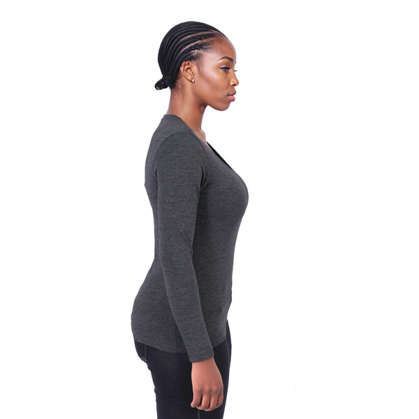 Ladies’ 150g Fashion Fit T-Shirt - long sleeve