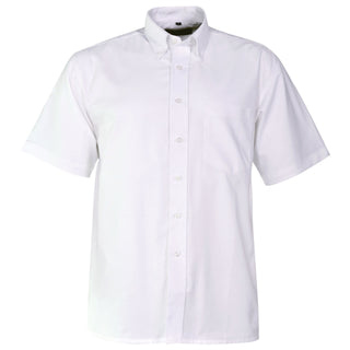 Prime Woven Shirt Short Sleeve - White - End Of Range
