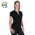 Emma  Blouse - Short Sleeve - Black - End of Range
