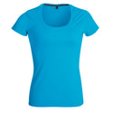 Ladies’ 150g Fashion Fit T-Shirt - Cyan - End Of Range