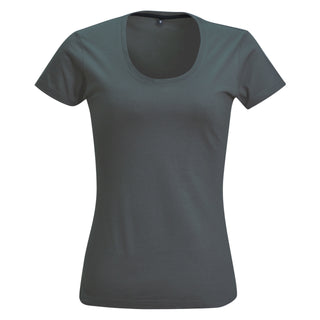Ladies’ 150g Fashion Fit T-Shirt - Charcoal - End Of Range