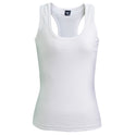 Ladies’ Racerback Top - White - While Stock Last