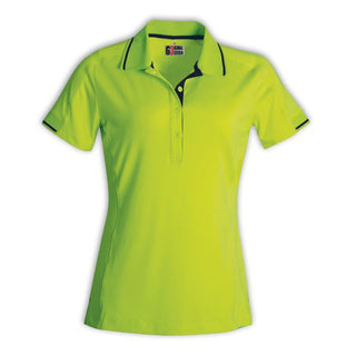 Ladies’ Synergy Polo - Lime/Navy - End Of Range
