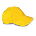 Classic Six Panel Cap - Yellow - End Of Range