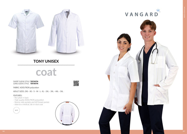 Tony Unisex Coat - Long sleeve