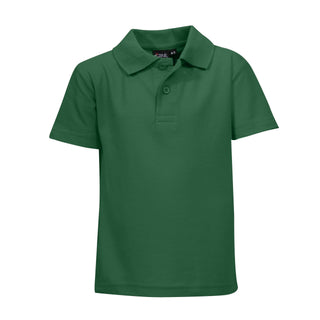 175g Youth Classic Pique Knit Polo - Bottle Green - End Of Range