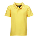 175g Youth Classic Pique Knit Polo - Yellow - End Of Range