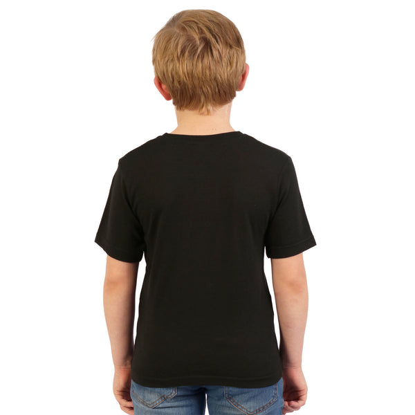 140g Urban Lifestyle Youth T-Shirt - Black - End Of Range
