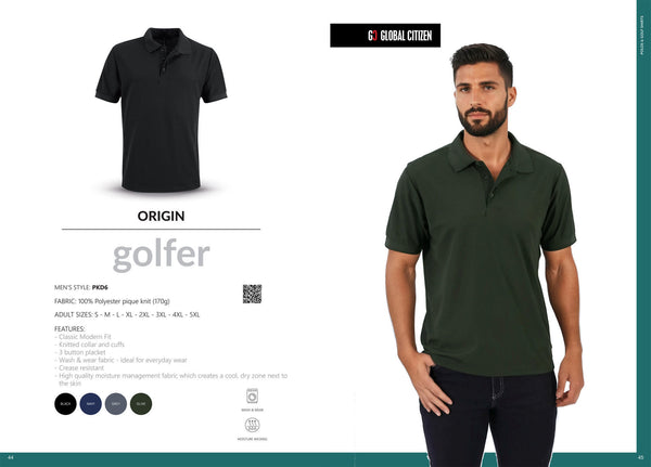 Origin Golfer - Navy - End Of Range