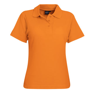 175g Ladies’ Classic Pique Knit Polo - Orange - End Of Range