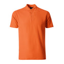175g Classic Pique Knit Polo - Orange - End Of Range