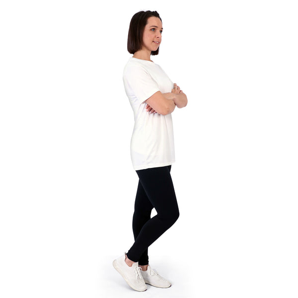Unisex Lifestyle Sports T-Shirt - White - End Of Range