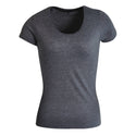 Ladies’ 150g Fashion Fit T-Shirt - Graphite Melange - End Of Range