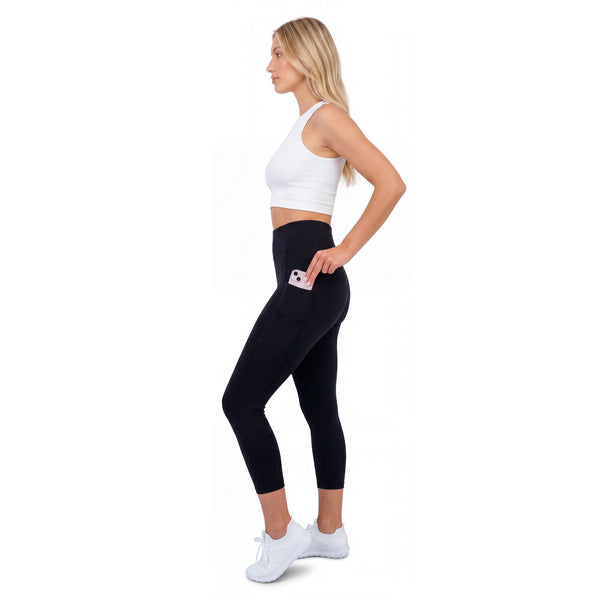 Ladies' Active Pocketed 3/4 Pants