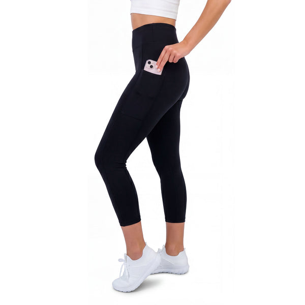 Ladies' Active Pocketed 3/4 Pants