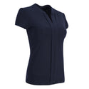 Emma  Blouse - Short Sleeve - Navy - End Of Range