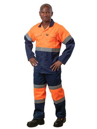 65/35 Hi Viz Two Tone Worksuit - Jacket