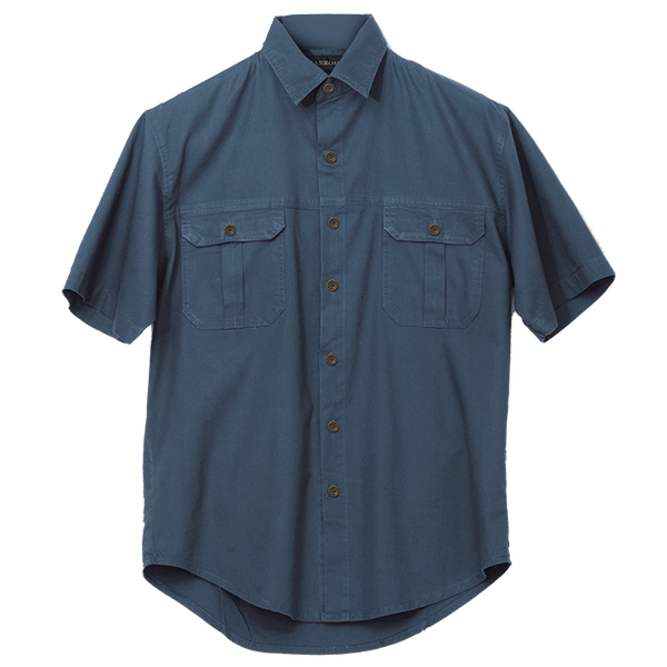 Plain Bush Shirt Mens