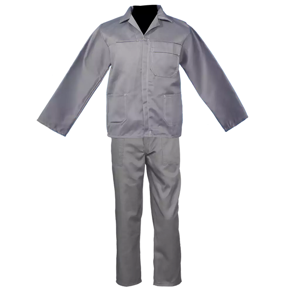 Grey Conti Suit ( 2 piece ) Poly cotton