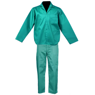 Green Conti Suit ( 2 piece )  Poly cotton