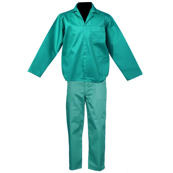 Green Conti Suit ( 2 piece )  Poly cotton