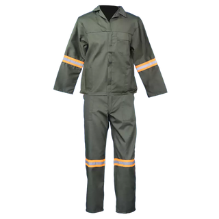 Bottle Green Acid Resistant Conti Suit with Reflective