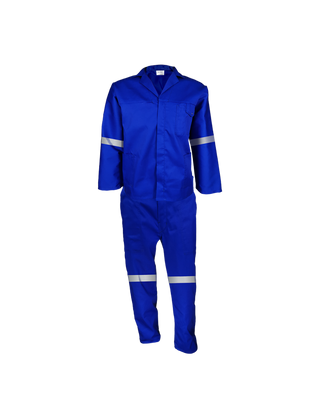 80/20 Twill Conti Suit Royal Blue with reflective