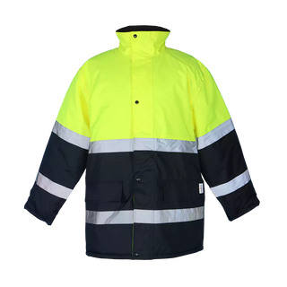 Two Tone Freezer Jacket Lime / Navy