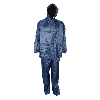 PVC Rubberised Rain Suit Navy