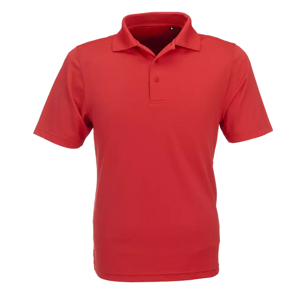 Golf Shirt Red Polycotton