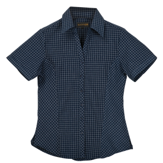 Pioneer Check Blouse Short Sleeve Ladies