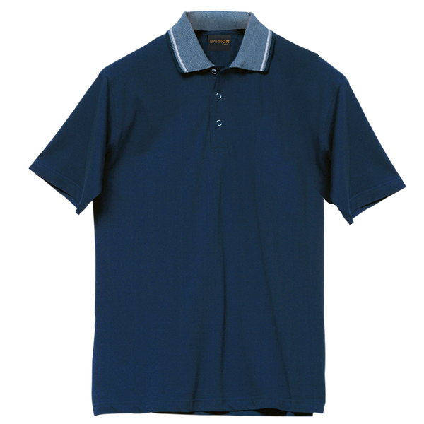 Jacquard Collar Golfer Mens