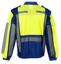 Pioneer Metro Reflective Jacket with Detachable Sleeves - Lime/Navy