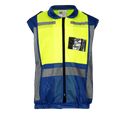 Pioneer Metro Reflective Jacket with Detachable Sleeves - Lime/Navy