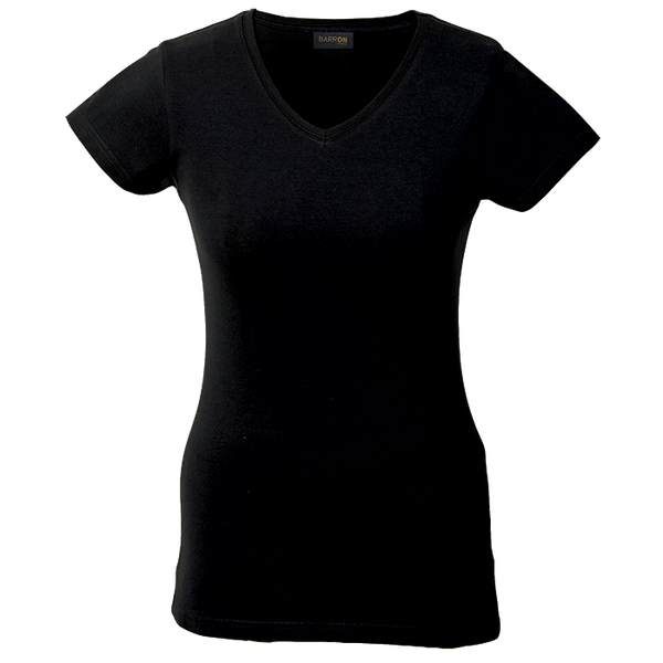 170g Slim Fit V-Neck T-Shirt Ladies