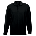 175g Pique Knit Long Sleeve Golfer Mens