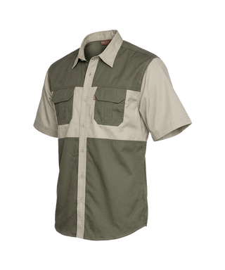 Buy stone-olive Delta Two Tone Bush Shirt