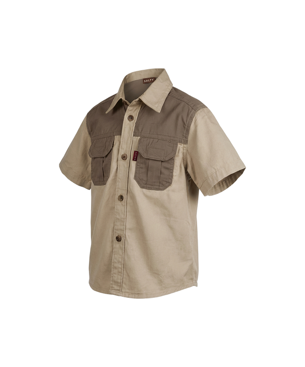 Meerkat Kid's Two Tone Bush Shirt