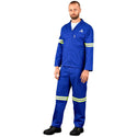 Technician 100% Cotton Conti Suit - Reflective Arms & Legs - Yellow Tape