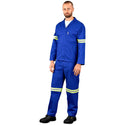 Technician 100% Cotton Conti Suit - Reflective Arms & Legs - Yellow Tape