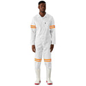 Safety Polycotton Boiler Suit - Reflective Arms & Legs - Orange Tape