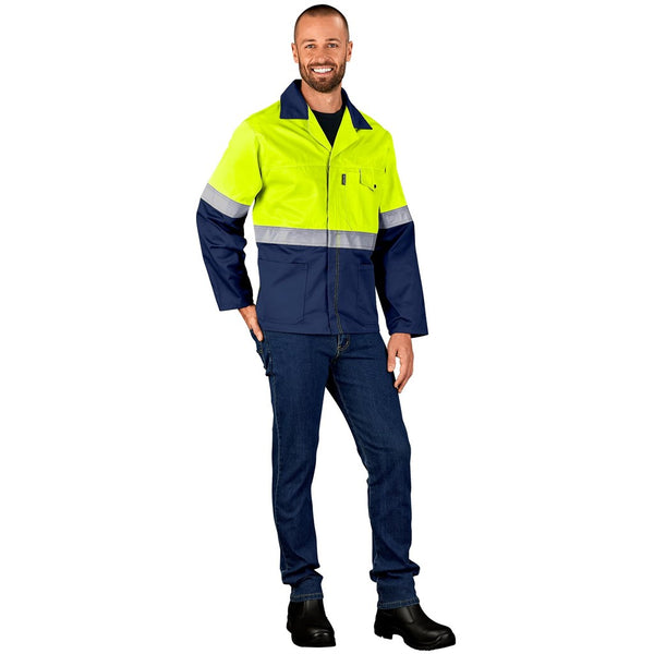 Traffic Premium Two-Tone Hi-Viz Reflective Jacket