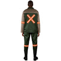 Site Premium Two-Tone Polycotton Jacket - Reflective Arms & Back - Orange Tape